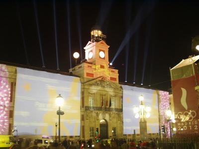 Madrid Puerta del Sol at New Year