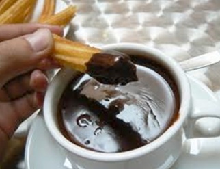 Churros in Chocolate