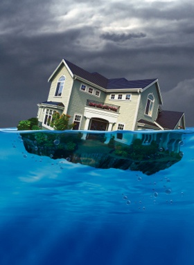 Sinking house