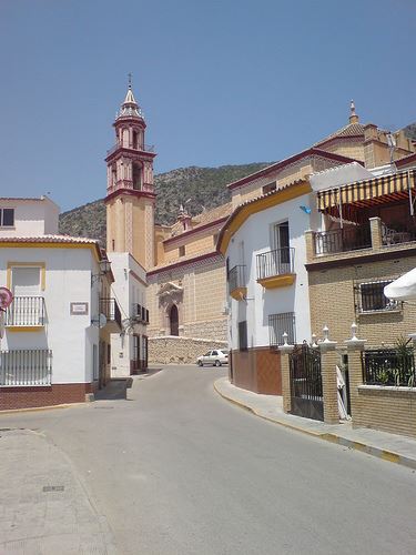 street in Algodonales, Spain