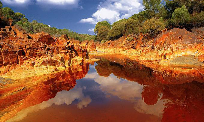 Τα πέντε πιο περίεργα μέρη του κόσμου Rio Tinto