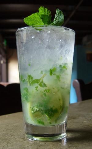 The Mojito cocktail is originally from Cuba but is very popular in Spain, 