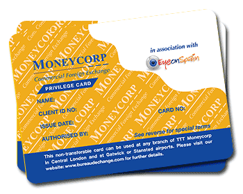 Moneycorp privilege card