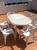 <strong>table and 6 chairs</strong> <br /><em> Condado de Alhama community, taken on 22 September 201 by marymary</em>