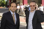 Jaime de Castro (FPAG Lawyer) & Keith Rule (FPAG Co-ordinator) - Photo courtesy of La Verdad