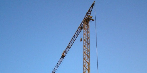 Crane in Spain