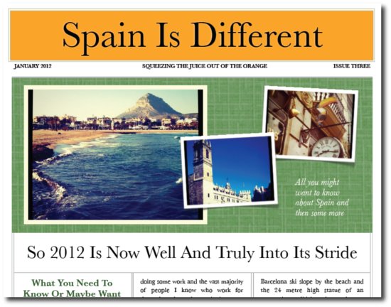 Spain is different magazine cover