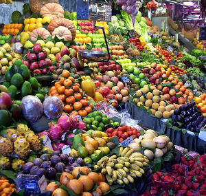 Fruit and vegetables