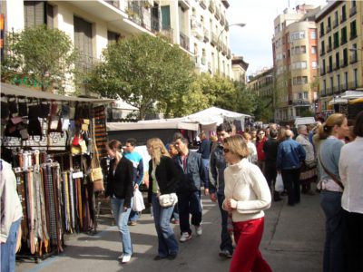 El Rastro en Madrid