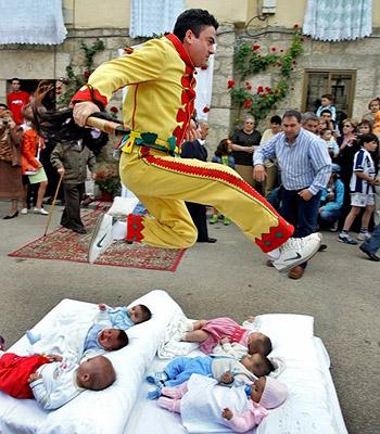 Baby jumping in Murcia