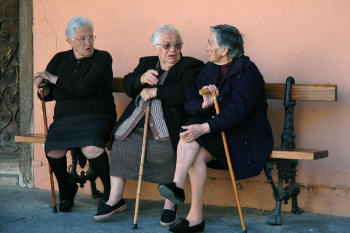 Old women in Spain