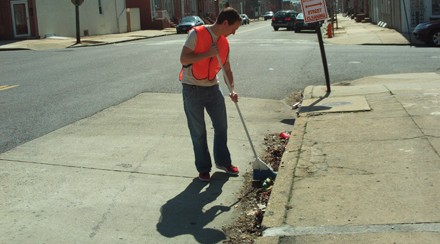 Cleaning own street