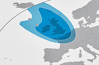 Astra 2E Footprint