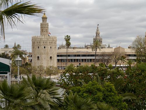 Torre del Oro y la Giralda, Sevilla