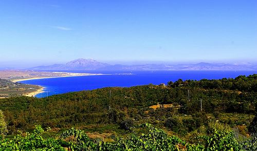 Las vista desde el Restaurante el Tesoro, Tarifa