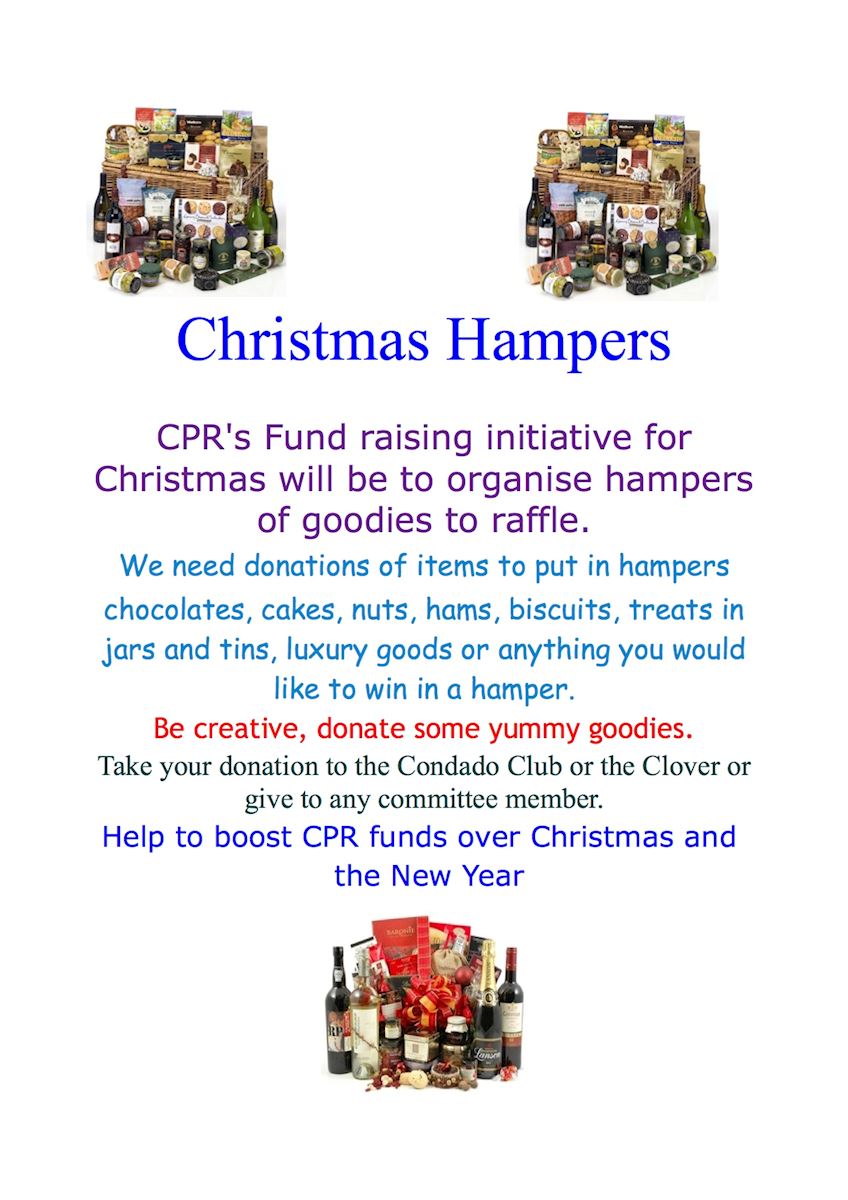 poster for xmas hampers