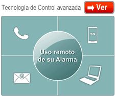 Control remoto de su Alarma