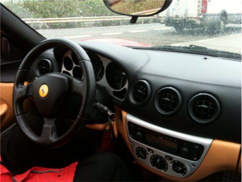 Ferrari cockpit