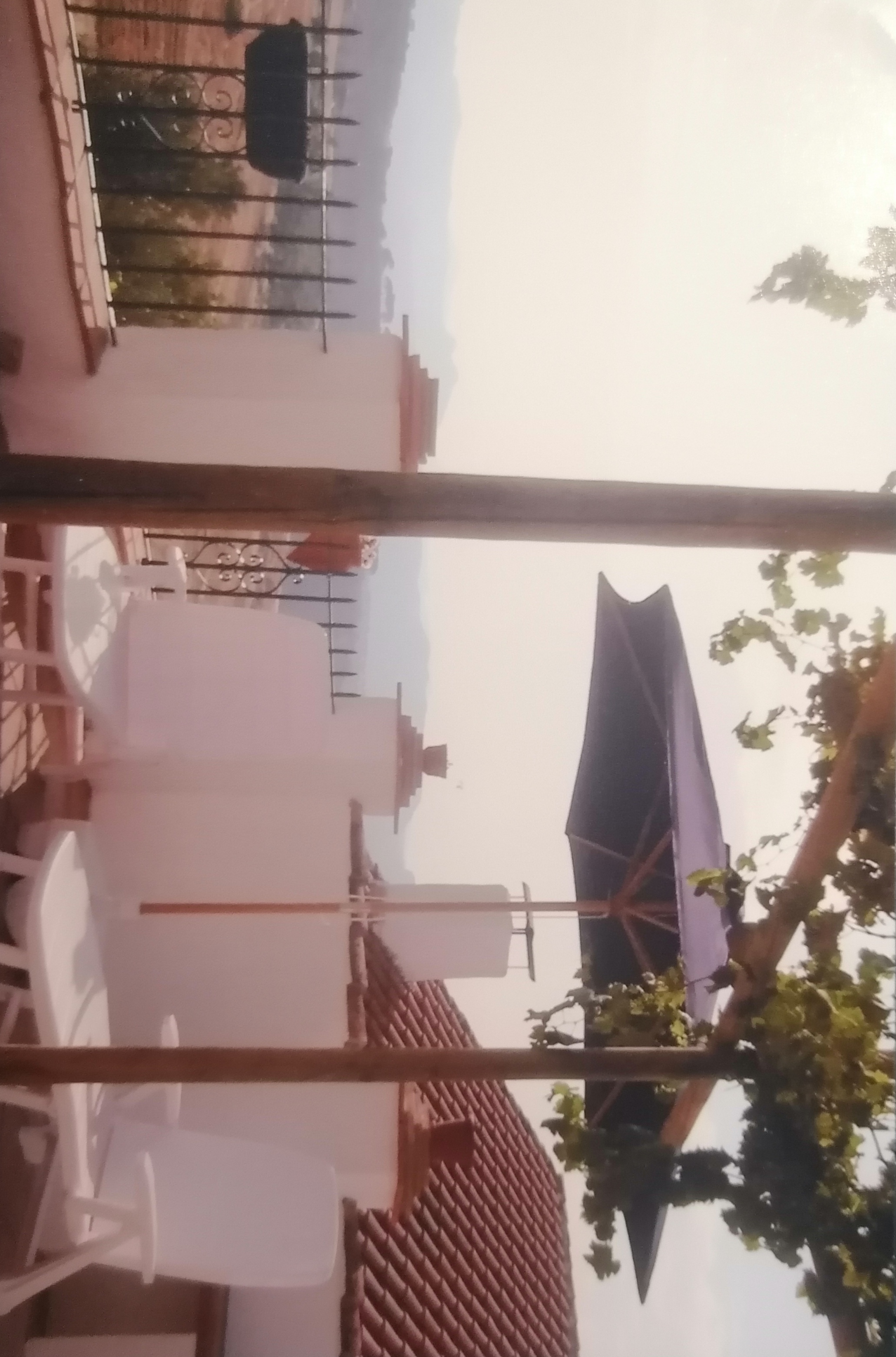 A puréed and simmering carrot soup in a pot with a spoon