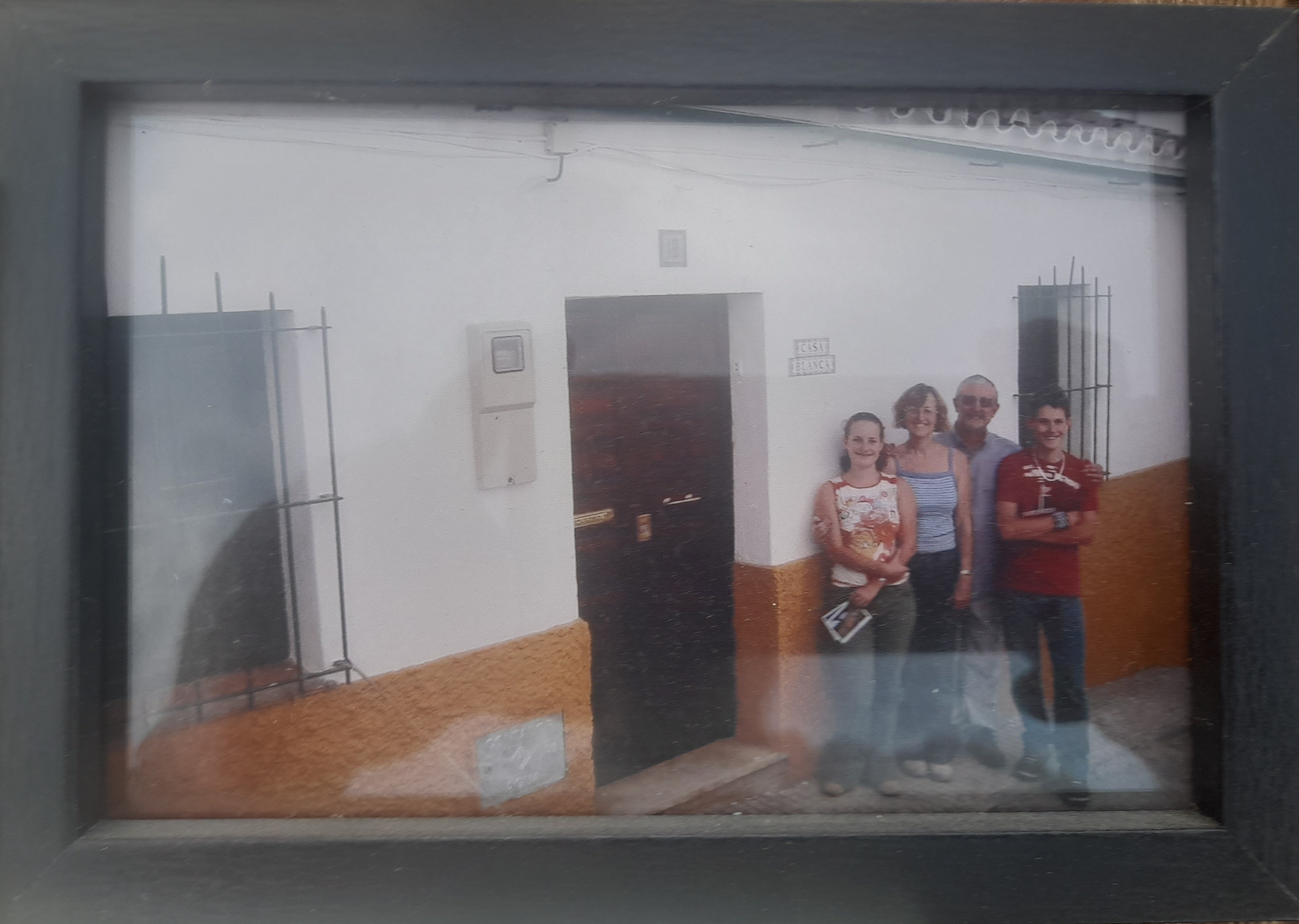 A puréed and simmering carrot soup in a pot with a spoon