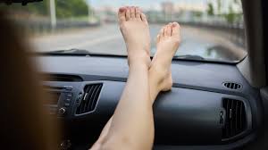People struggle against the wind and rain in Malmö, Sweden, after a storm reached southern Sweden, Saturday Oct. 4, 2025. (Johan Nilsson/TT via AP)