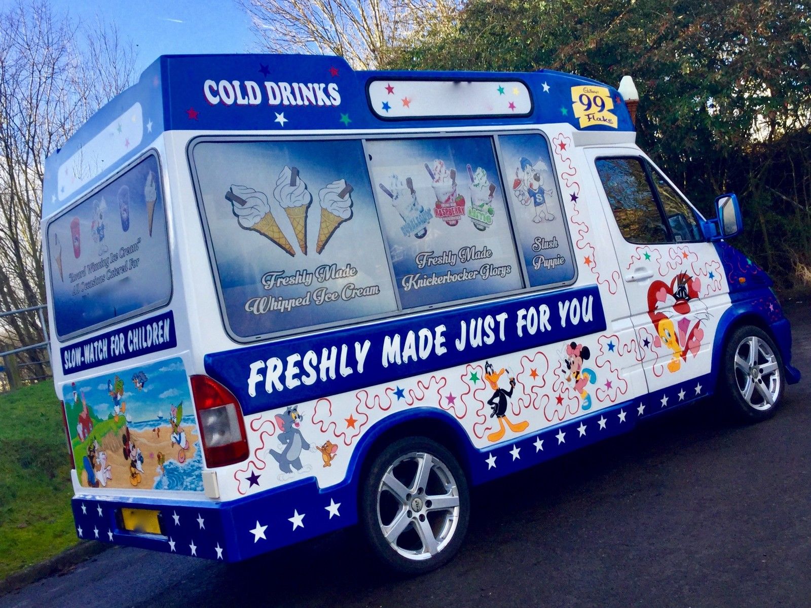 converted ice cream van for sale